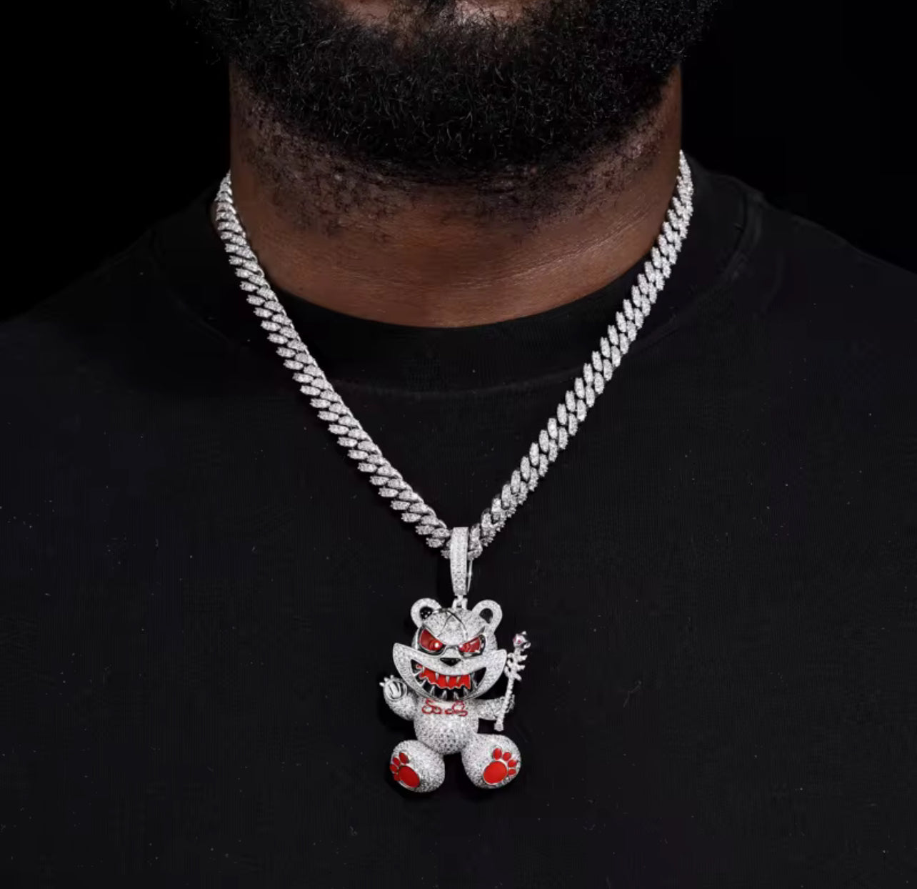 “Wait For Me” Moissanite Pendant