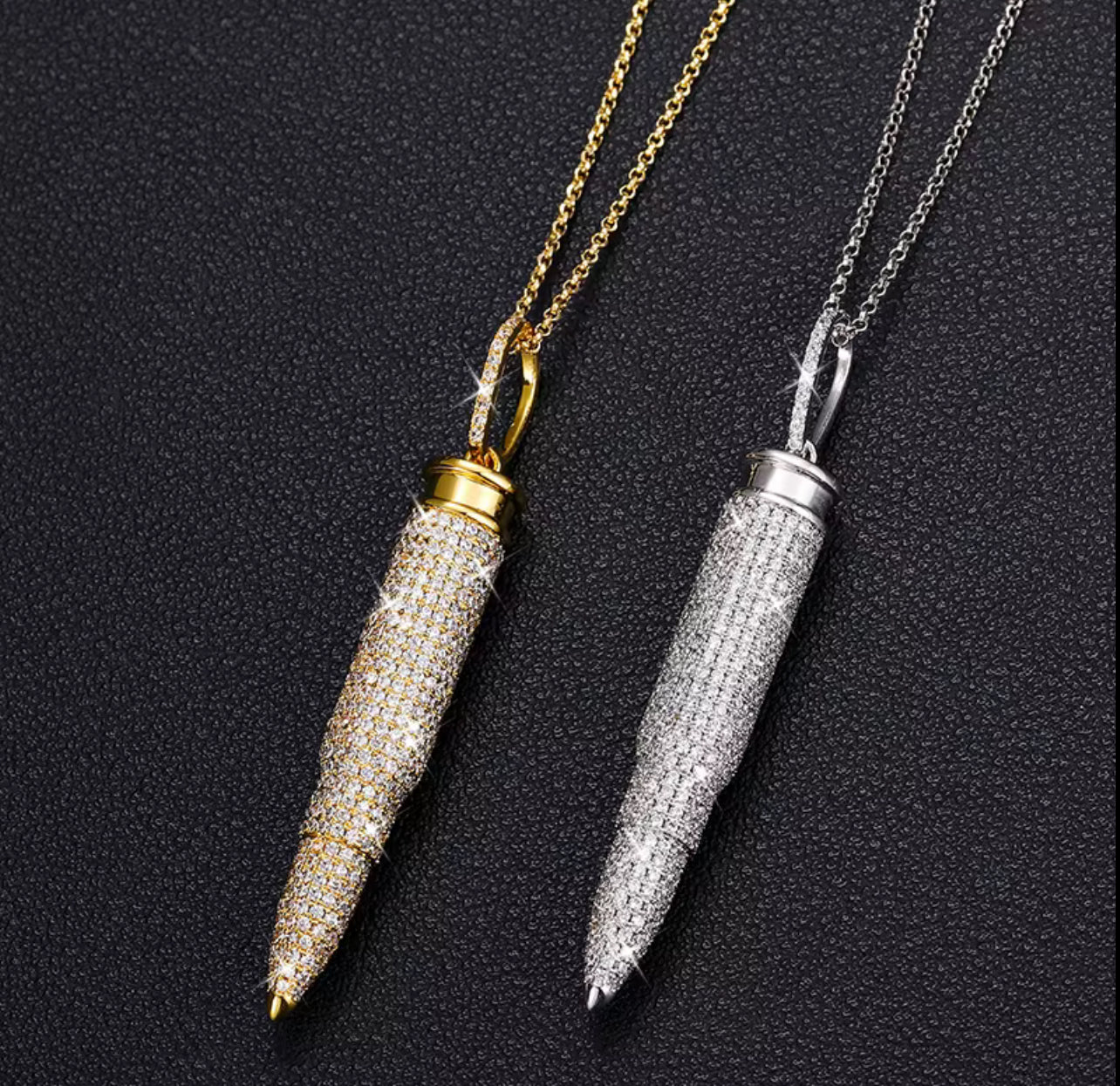 “7.62” Moissanite Pendant