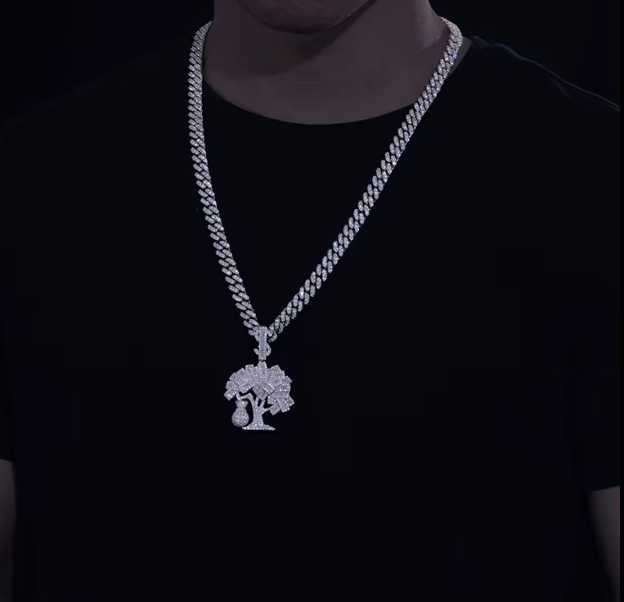 “Grows on Trees” Moissanite Pendant