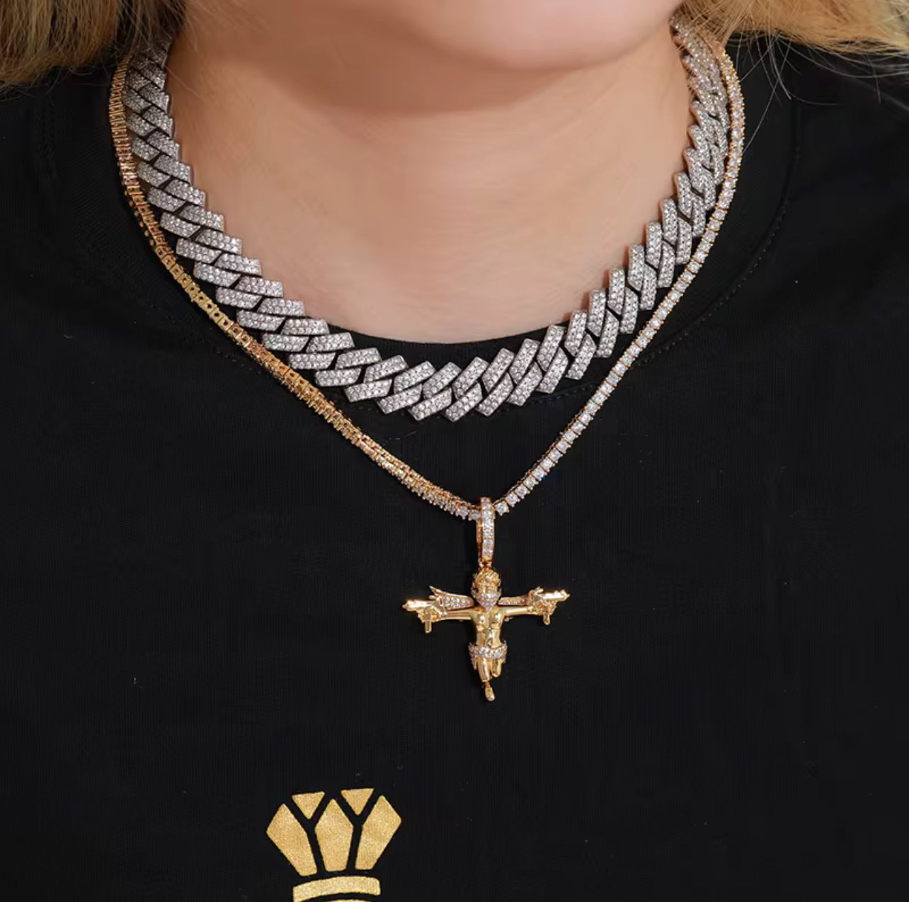 “Macs and Glee” Moissanite Pendant