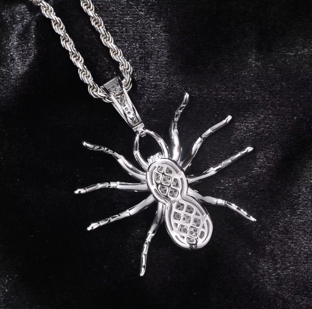 Spider Moissanite Pendant