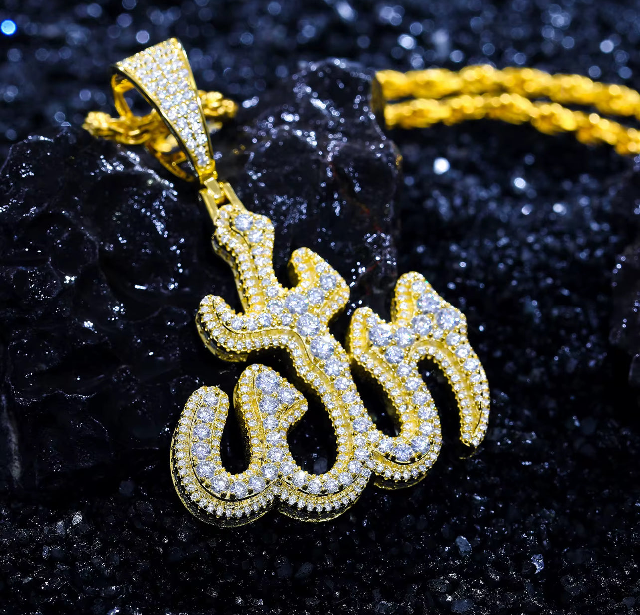 Islamic Moisaanite Pendant