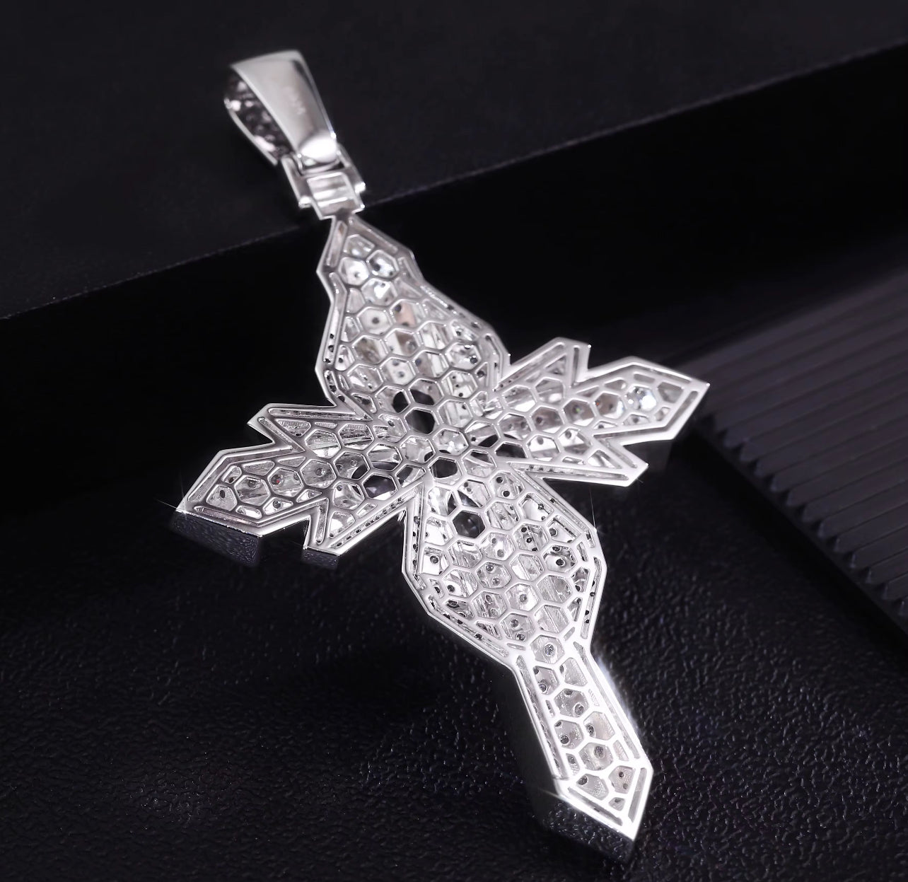 “Eternal” Moissanite Cross Pendant