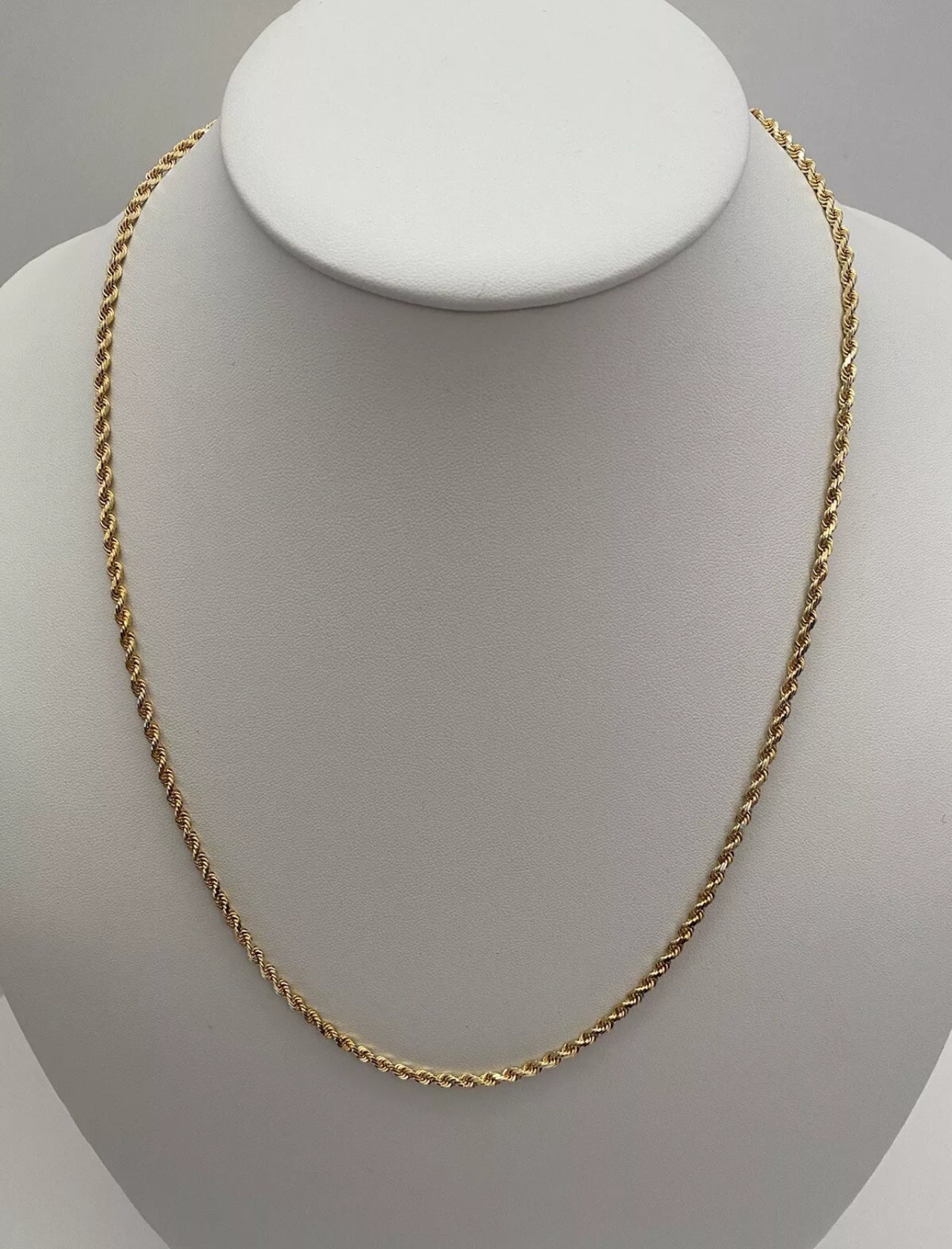 Solid Gold 3.5mm 14k Rope Chain