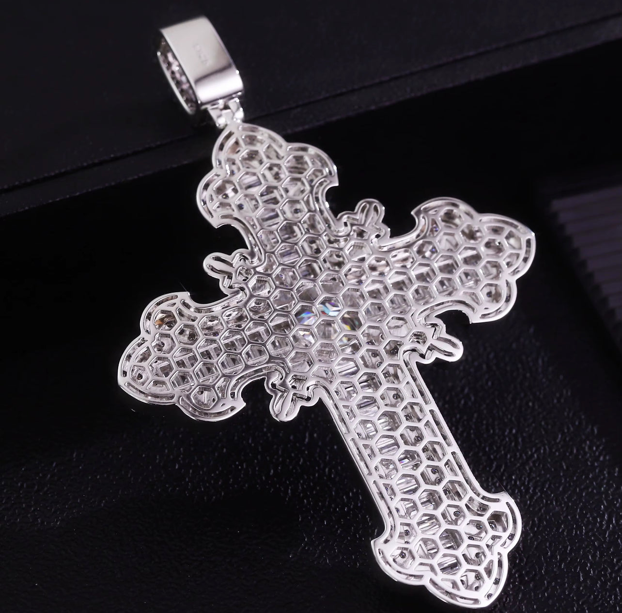 “See The Light” Moissanite Cross Pendant