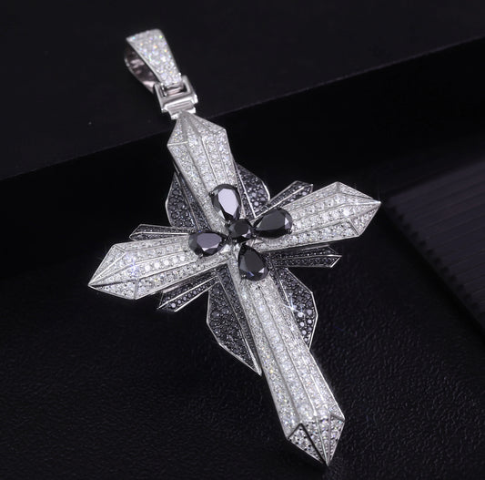 “Eternal” Moissanite Cross Pendant